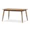 Baxton Studio Edna French "Oak" Light Brown Finishing Wood Dining Table 126-6941 - alternate 1